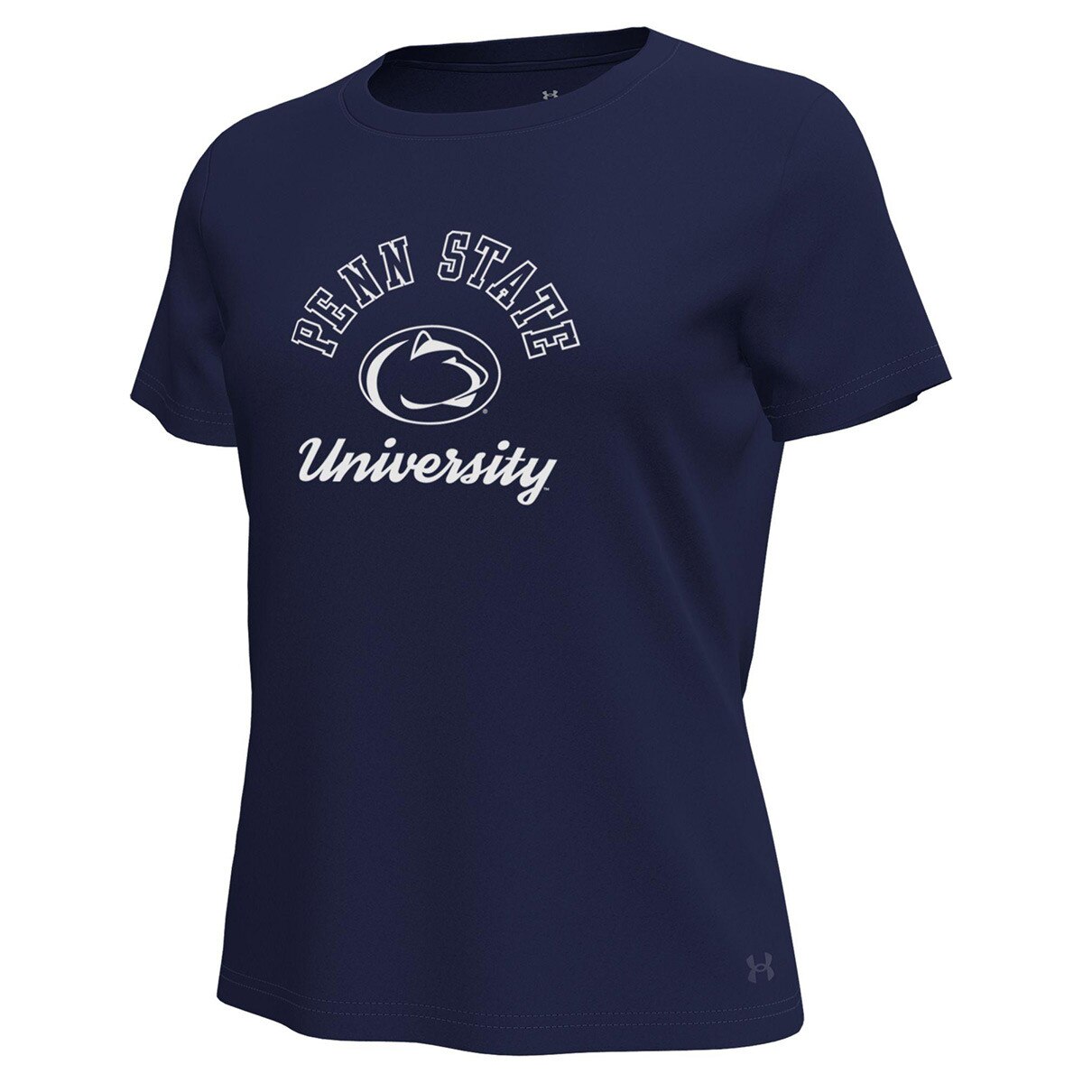 women's Under Armour navy short sleeve t-shirt Penn State University